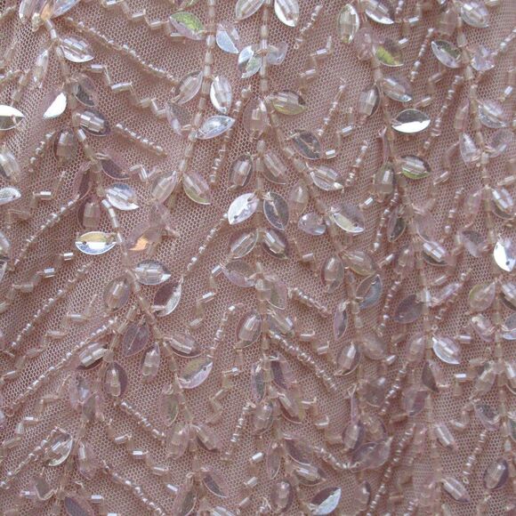 Mac Duggal 35109 Pink Embellished Flutter Sleeve Gown Dress MOB $698 - Picture 9 of 13